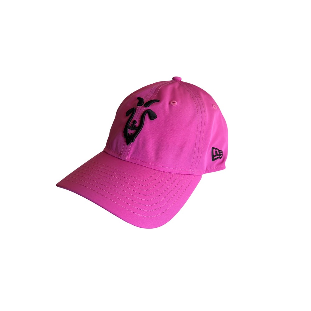 Pink Goat Embroidered Adjustable Strapback Baseball Cap OSFM
